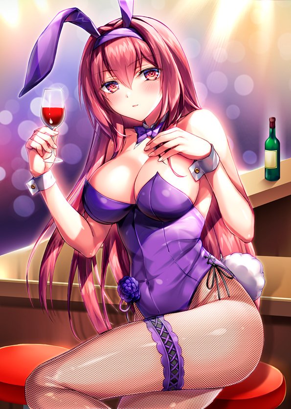 scathach (fate and 1 more) drawn by fukase_ayaka