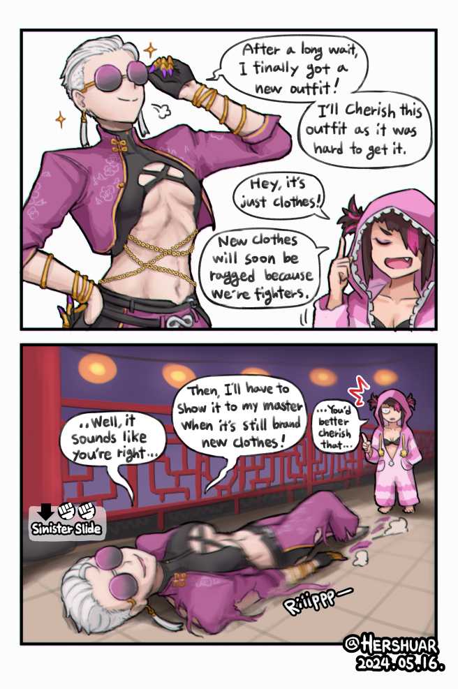 han juri and a.k.i. (street fighter and 1 more) drawn by hershuar