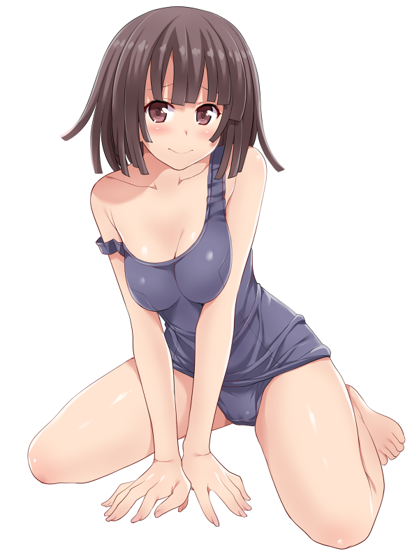 sengoku nadeko (monogatari and 1 more) drawn by amane_hasuhito