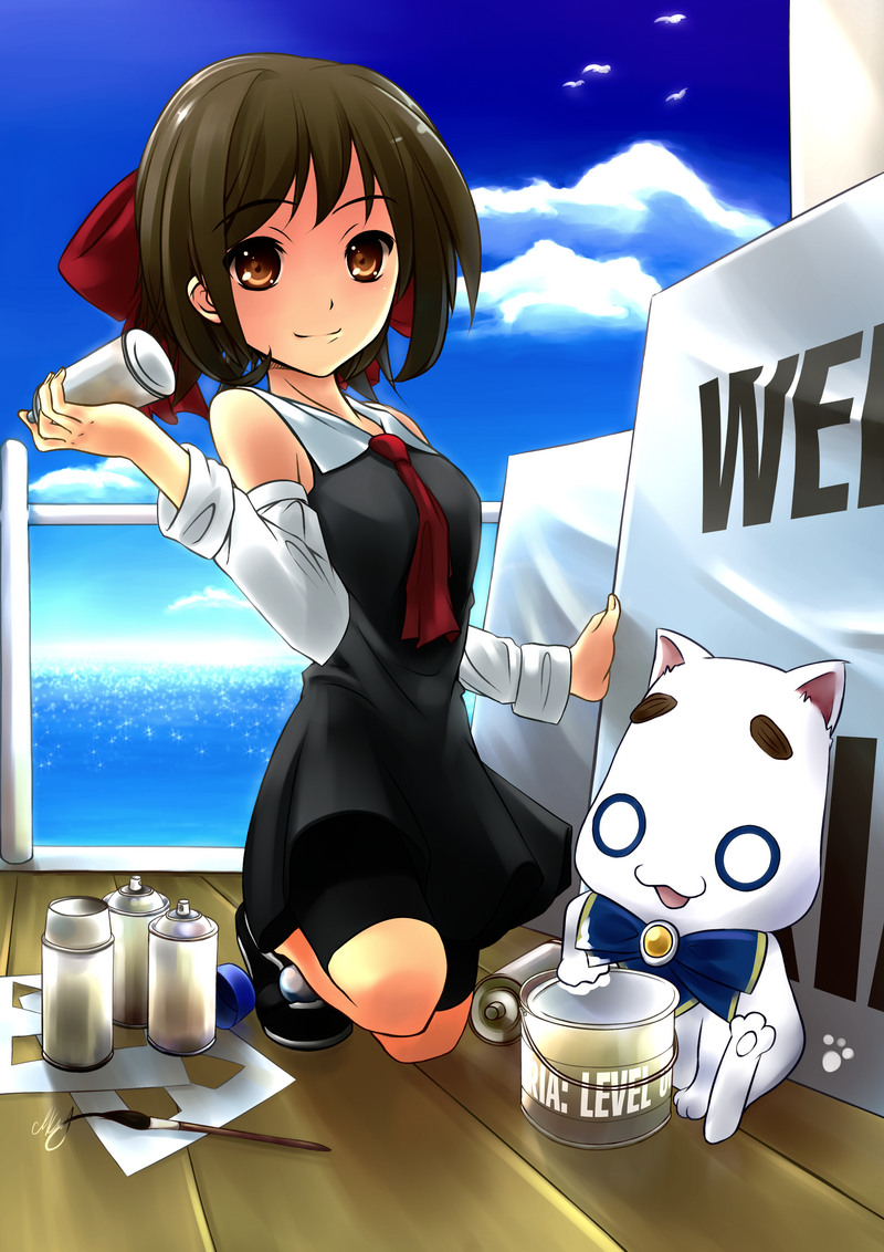 aria pokoteng and aino ai (aria) drawn by konachuu