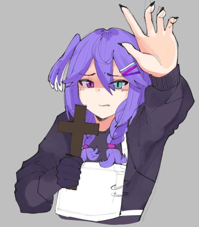 selen tatsuki (nijisanji and 1 more) drawn by drawfag
