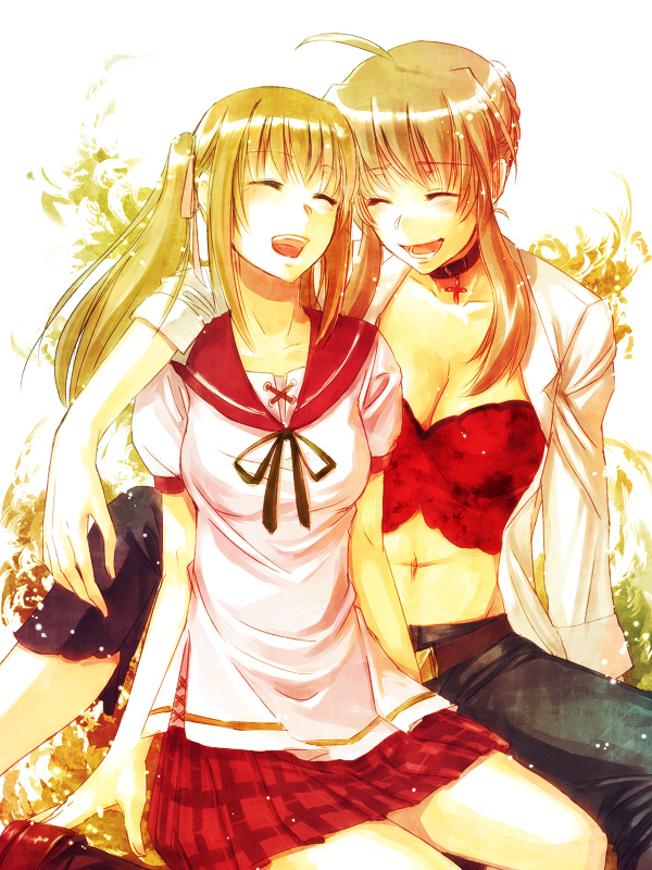 hatou kei and asama sakuya (akai ito) drawn by seitsuji