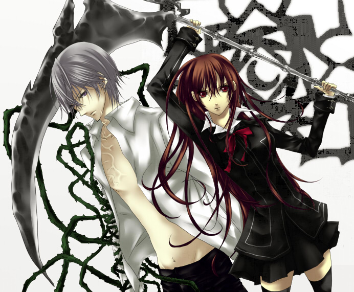 cross yuki and kiryuu zero (vampire knight) drawn by kuro_tsuki_rui