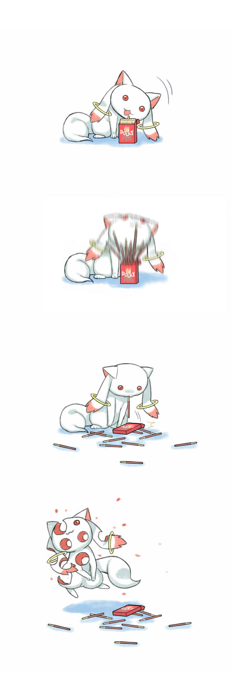 kyubey (mahou shoujo madoka magica) drawn by mimura_ryou