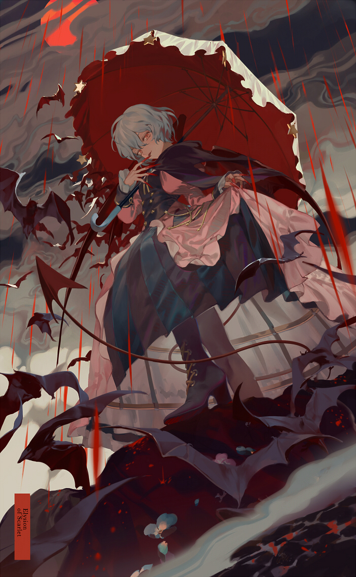 remilia scarlet (touhou) drawn by rei_(sanbonzakura)