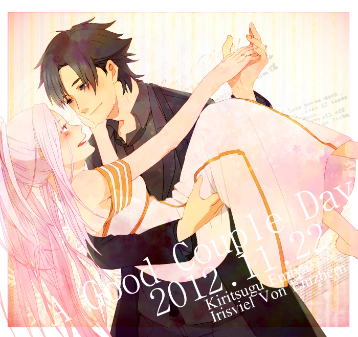 emiya kiritsugu and irisviel von einzbern (fate and 1 more) drawn by ichita_kuuto