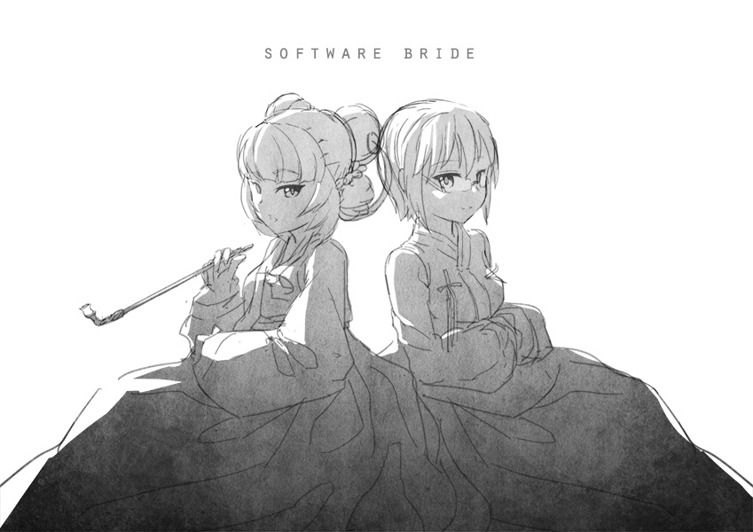 hyun-ae and mute (analogue: a hate story) drawn by magma_chipmunk