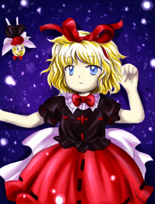 medicine melancholy and su-san (touhou) drawn by medinki
