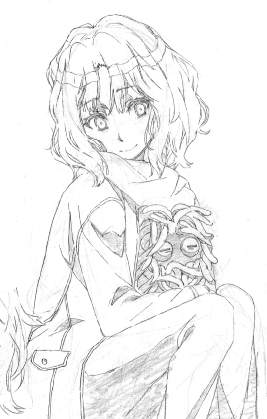 tanamachi kaoru and tangela (pokemon and 1 more) drawn by miyama