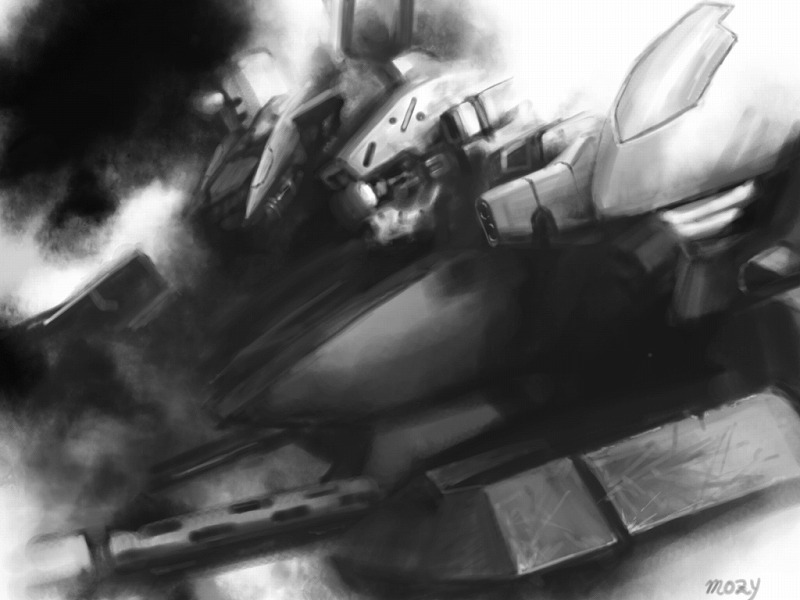 jack-o, oracle, evangel, fascinator, foxeye, and 1 more (armored core and 1 more) drawn by mozuo