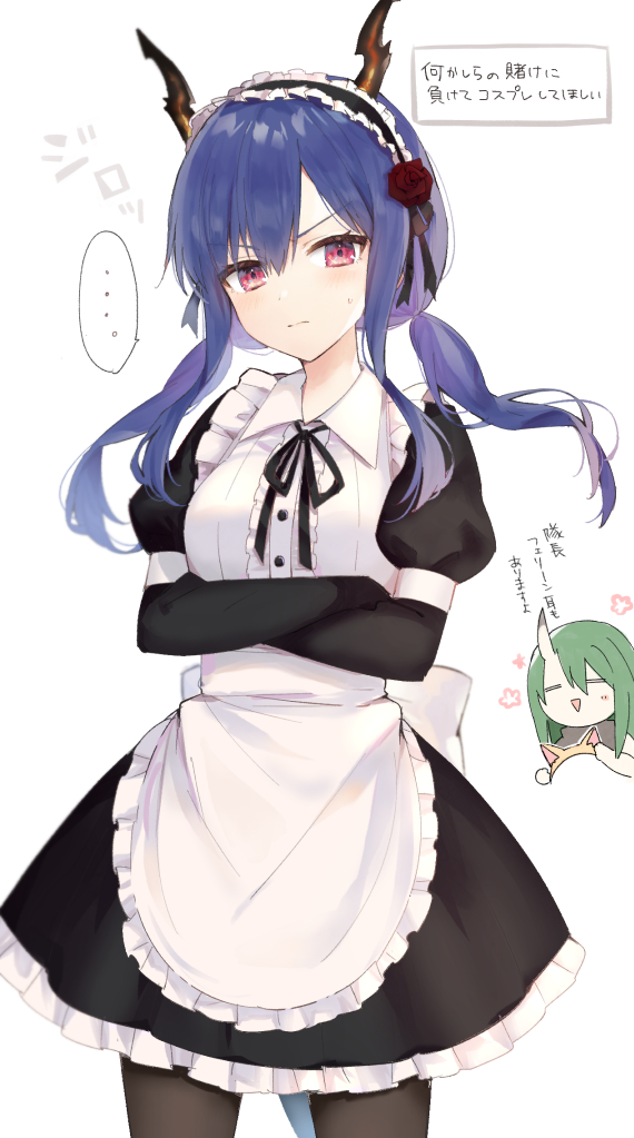 ch'en and hoshiguma (arknights) drawn by toufu_mentaru_zabuton