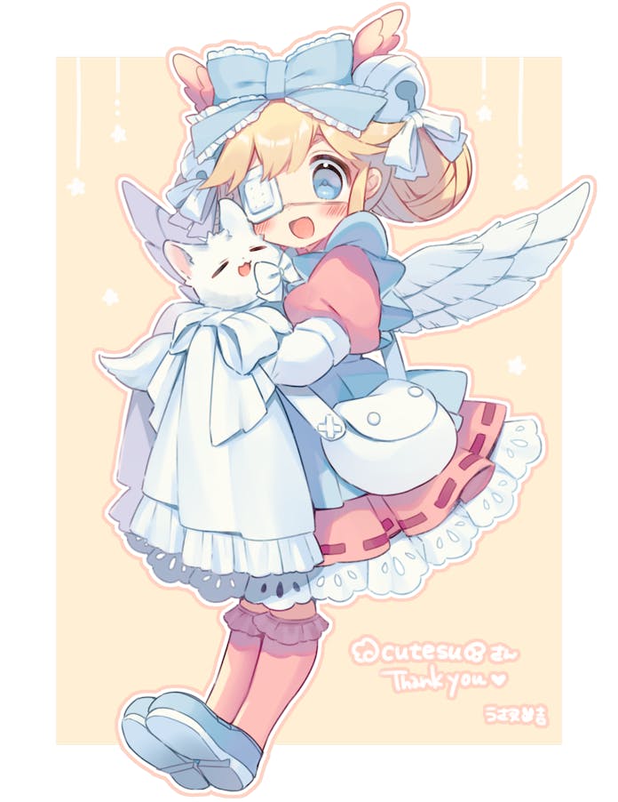 cutesu (original) drawn by usamata