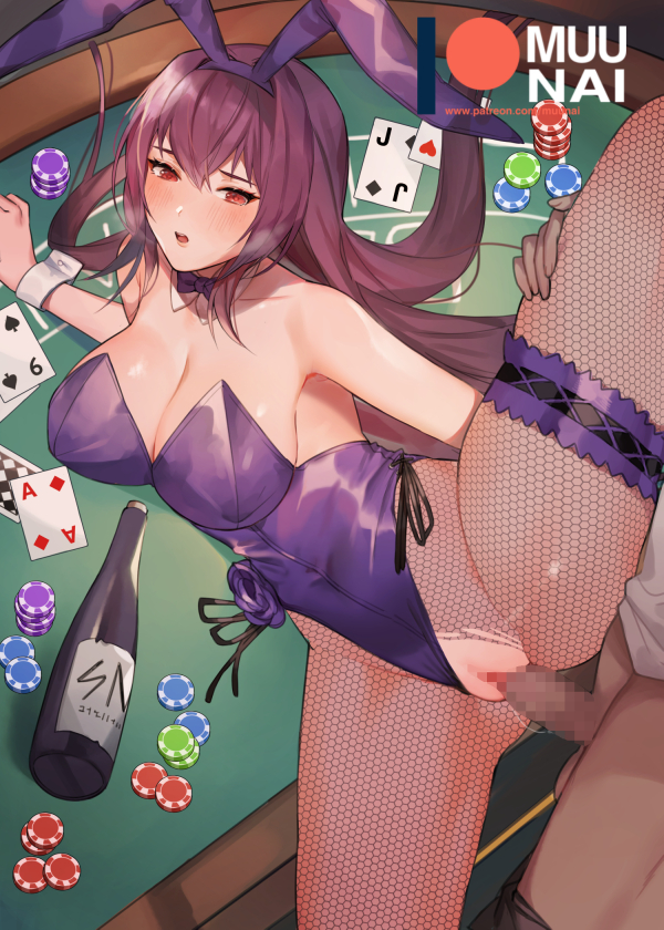 scathach (fate and 1 more) drawn by muunai