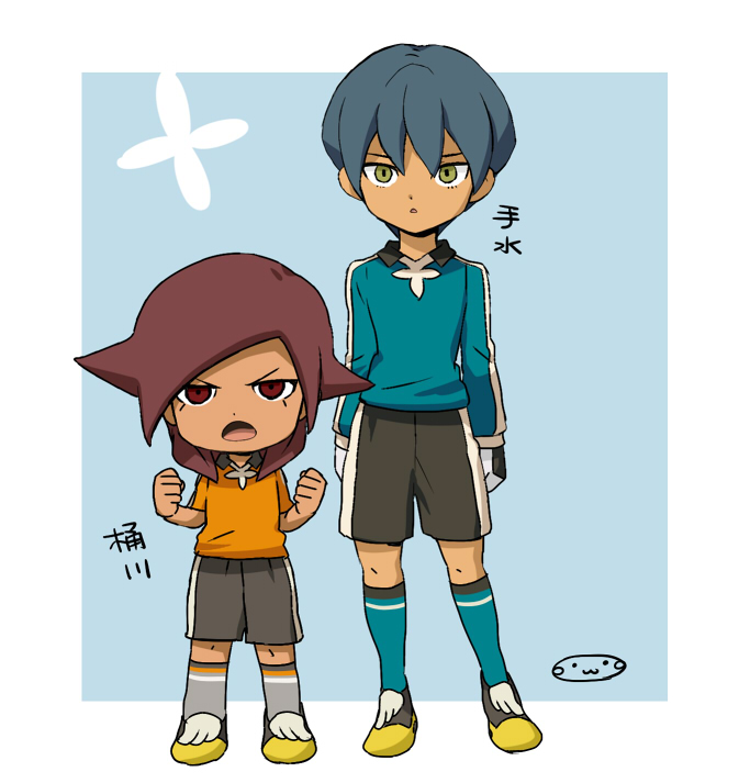 temizu kenji and okegawa yukimori (inazuma eleven and 1 more) drawn by mizuhara_aki