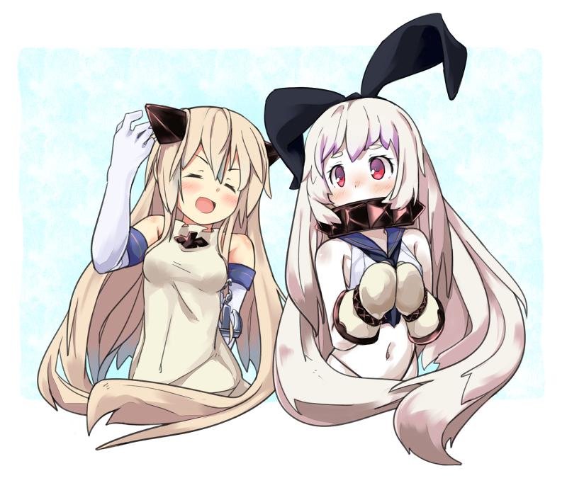 shimakaze and northern ocean princess (kantai collection) drawn by mutsuki_nekohachi