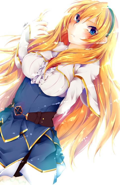 celistia ralgris (saijaku muhai no bahamut) drawn by rev0lution919