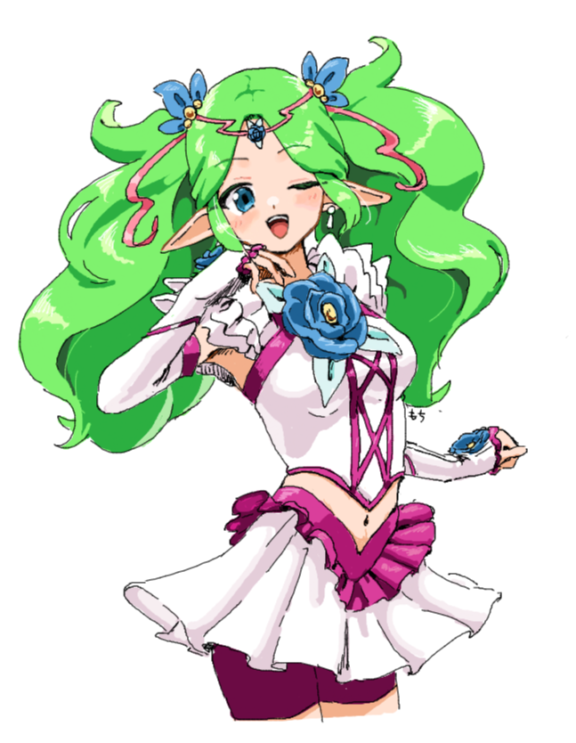 milky rose and sultana (precure and 4 more) drawn by motimoti_mgmg
