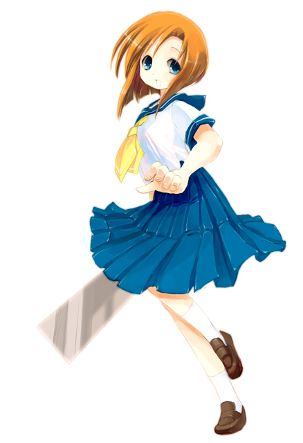 ryuuguu rena (higurashi no naku koro ni) drawn by yakisake