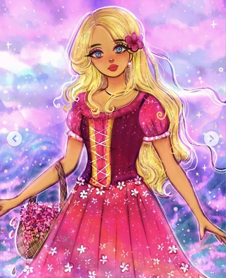 barbie and liana (barbie and 1 more) drawn by kioler