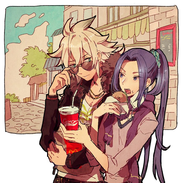 siegfried and sasaki kojirou (fate and 3 more) drawn by miyoshi_(m-mallow)