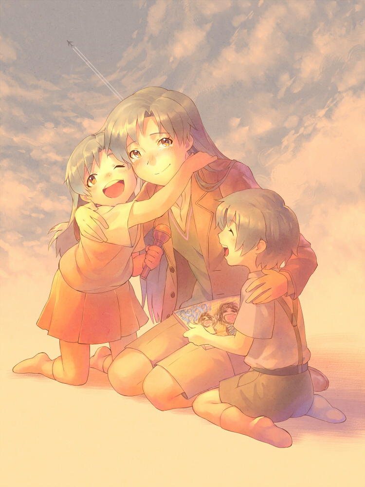 kisaragi chihaya and kisaragi yuu (idolmaster) drawn by om_(carbohydratism)