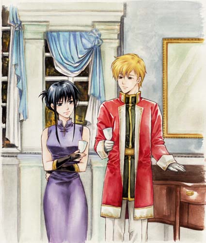 ayra and naoise (fire emblem and 1 more) drawn by agahari