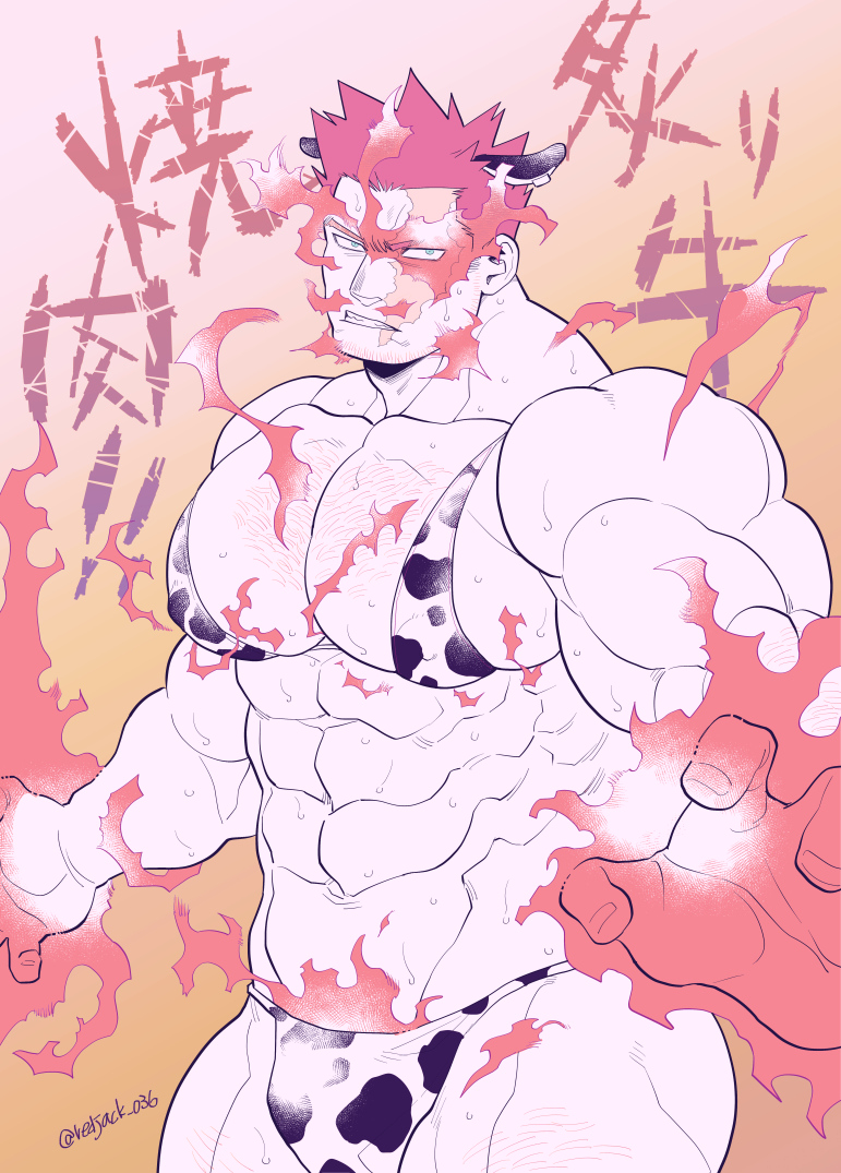 endeavor (boku no hero academia) drawn by sekijaku