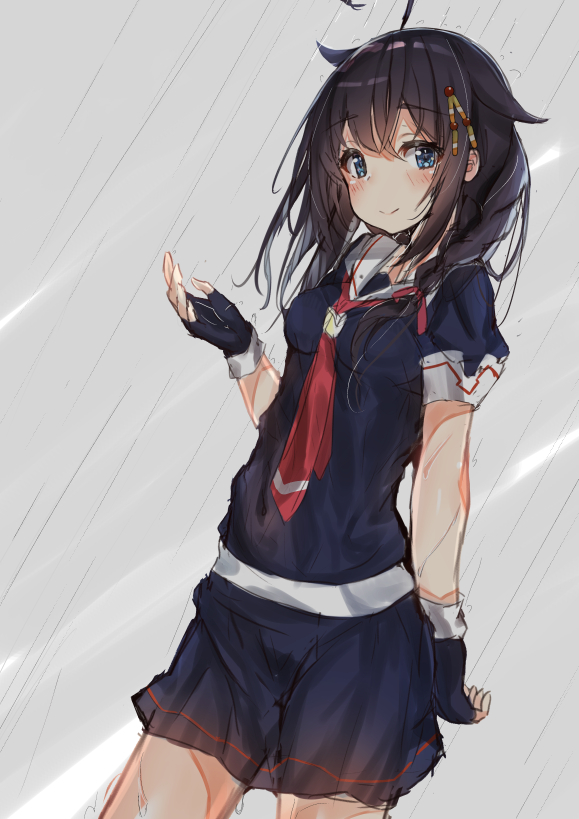 shigure and shigure kai ni (kantai collection) drawn by hasaki_(alice_ruru)