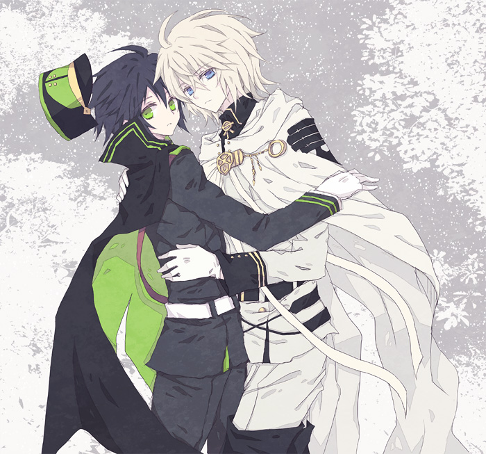 hyakuya yuuichirou and hyakuya mikaela (owari no seraph) drawn by pixiv_14209242