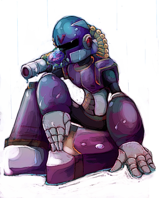 vile (mega man and 2 more) drawn by mashutaro