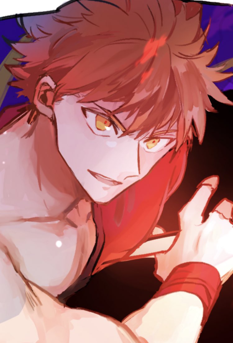 emiya shirou and senji muramasa (fate and 1 more) drawn by hally
