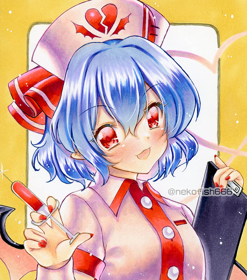 remilia scarlet (touhou and 1 more) drawn by nekofish666