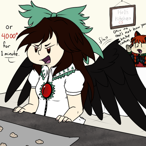 kaenbyou rin and reiuji utsuho (touhou) drawn by alinaartorius