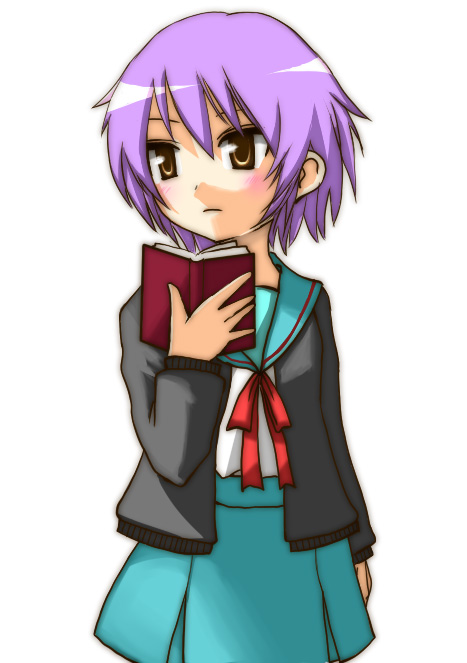 nagato yuki (suzumiya haruhi no yuuutsu) drawn by hane_(hanegoya)