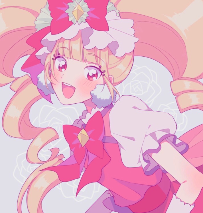 aisaki emiru and cure macherie (precure and 1 more) drawn by nachuchoco