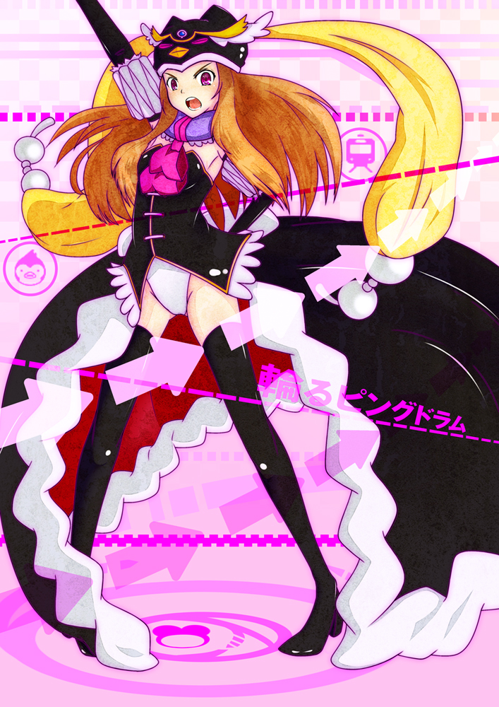 takakura himari and princess of the crystal (mawaru penguindrum) drawn by yu_(akq)