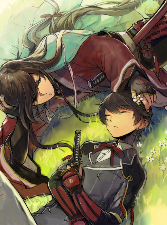 izumi-no-kami kanesada and horikawa kunihiro (touken ranbu) drawn by furutachirikonbu