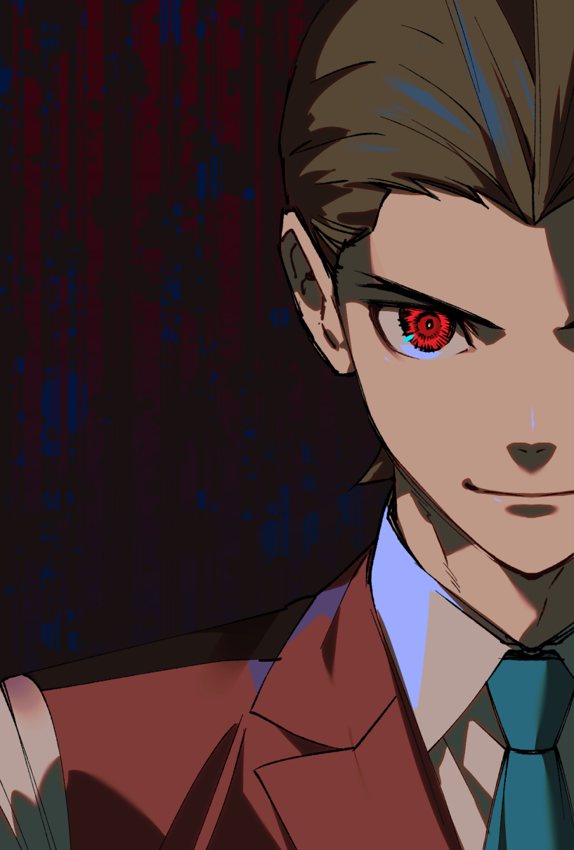 apollo justice (ace attorney and 1 more) drawn by cherryekdyd