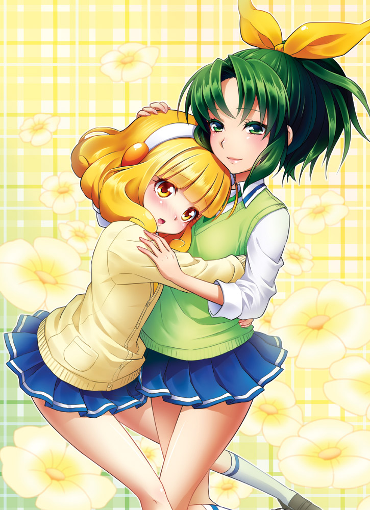 midorikawa nao and kise yayoi (precure and 1 more) drawn by yuu_(derodero)