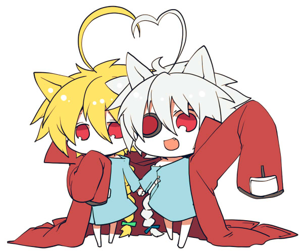 nu-13 and lambda-11 (blazblue) drawn by kuro_yuzu