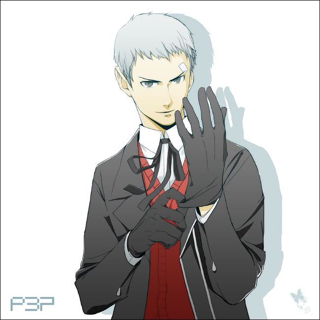 sanada akihiko (persona and 2 more) drawn by yoshida_shiro