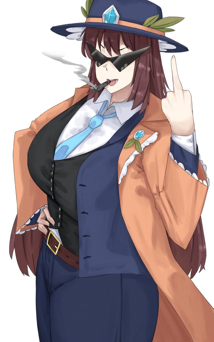 kakkoi elbertson (touhou and 1 more) drawn by omikami