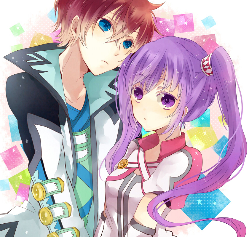 sophie and asbel lhant (tales of and 1 more) drawn by chidori_(@rom)
