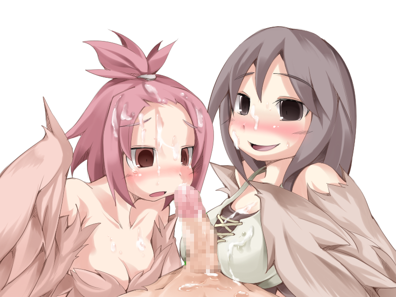 pina and pii (mon-musu quest!) drawn by frfr