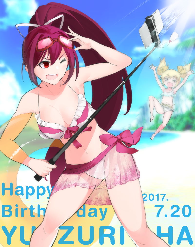 yuzuriha and mika returna (under night in-birth) drawn by shiratori_(uni)