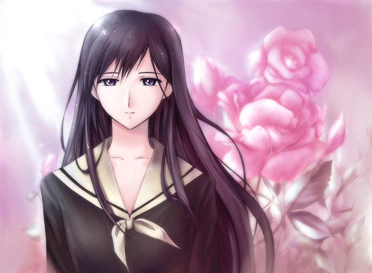 ogasawara sachiko (maria-sama ga miteru) drawn by zundarepon