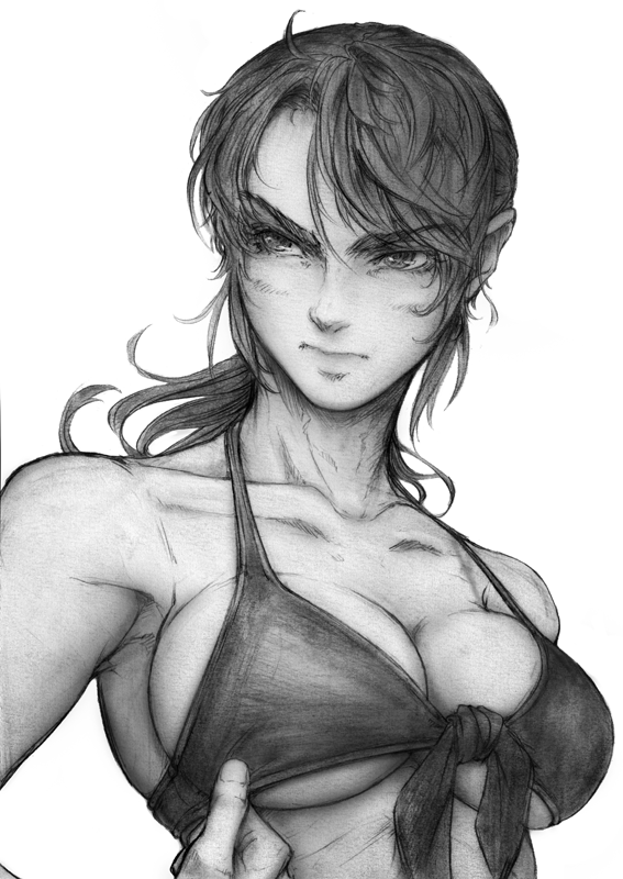 quiet (metal gear and 1 more) drawn by imizu_(nitro_unknown)