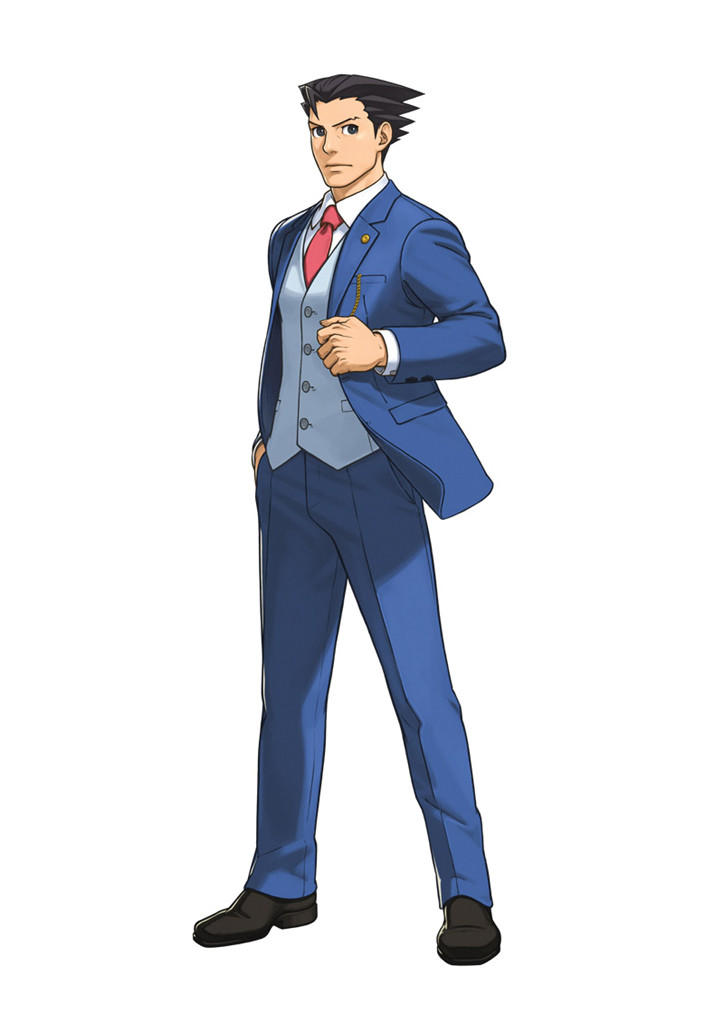 phoenix wright (ace attorney and 1 more) drawn by fuse_takuro