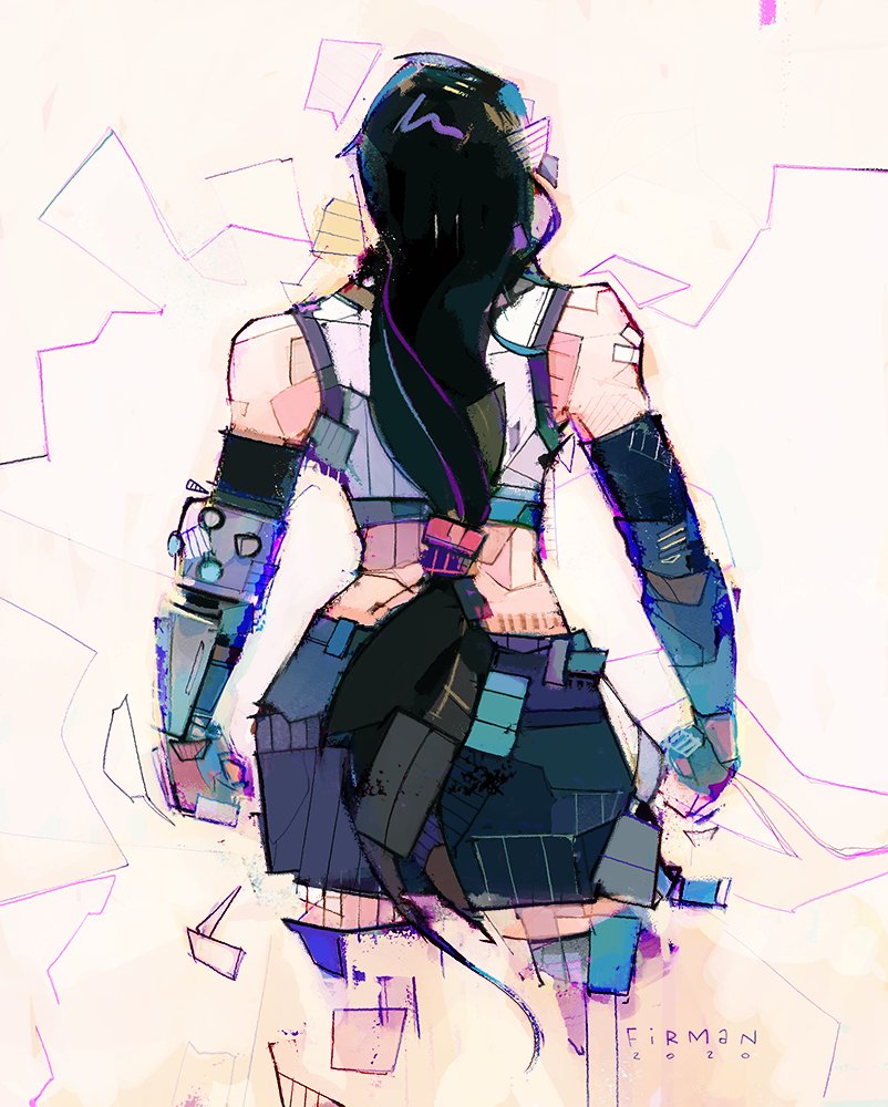 tifa lockhart (final fantasy and 2 more) drawn by michaelfirman