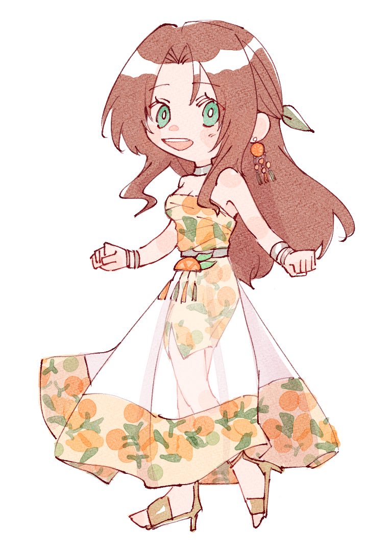 aerith gainsborough (final fantasy and 2 more) drawn by nitoya_00630a